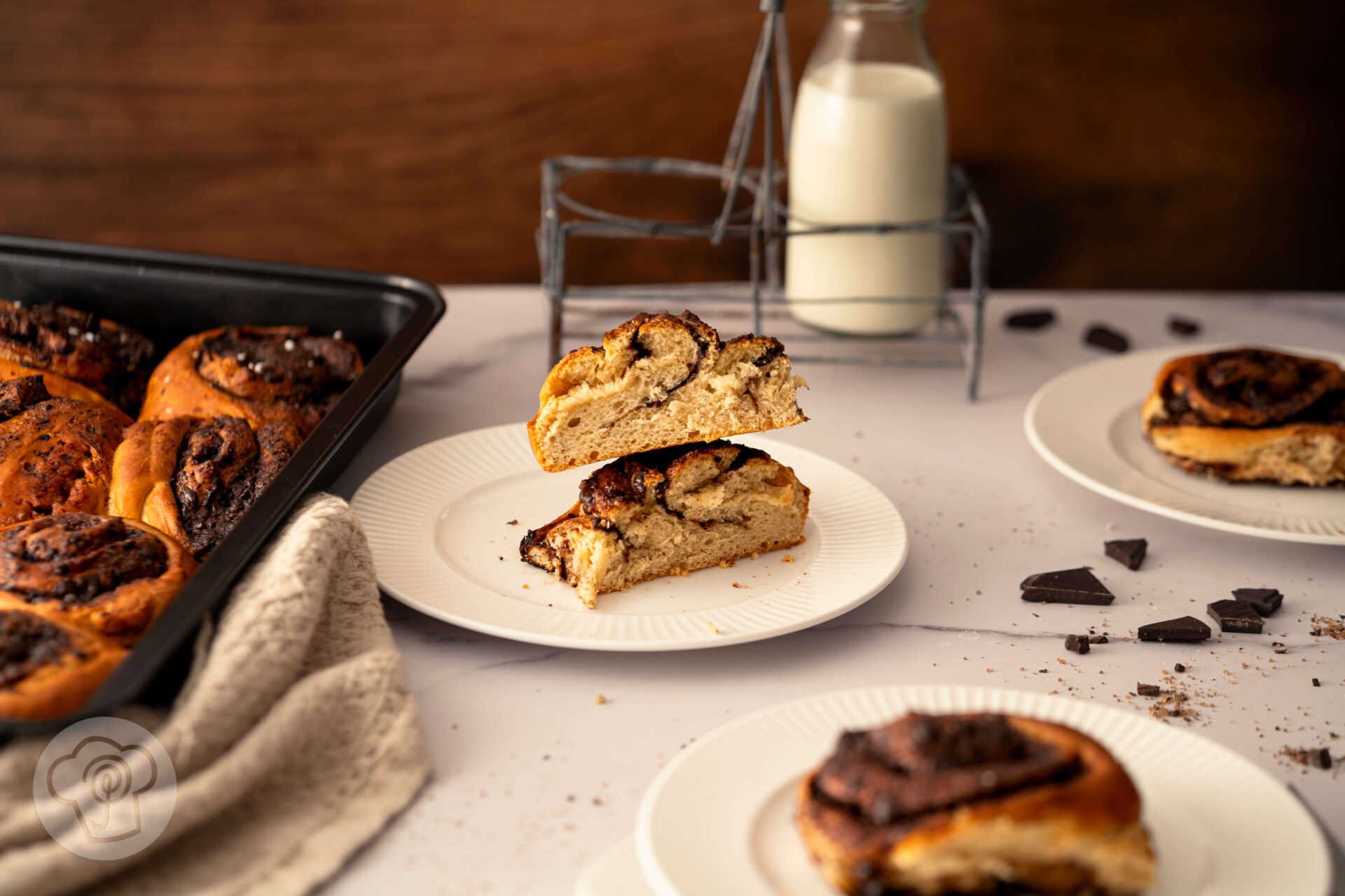 Du betrachtest gerade Schokoladen Brezel Buns