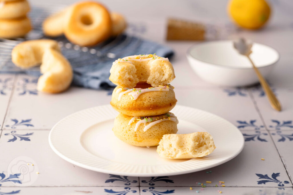 Zitronendonuts aus dem Backofen - Donuts aus dem Backofen