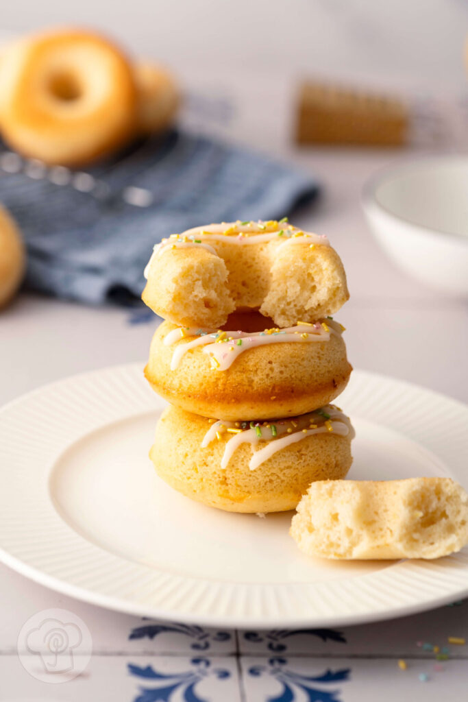 Zitronendonuts aus dem Backofen - Donuts aus dem Backofen