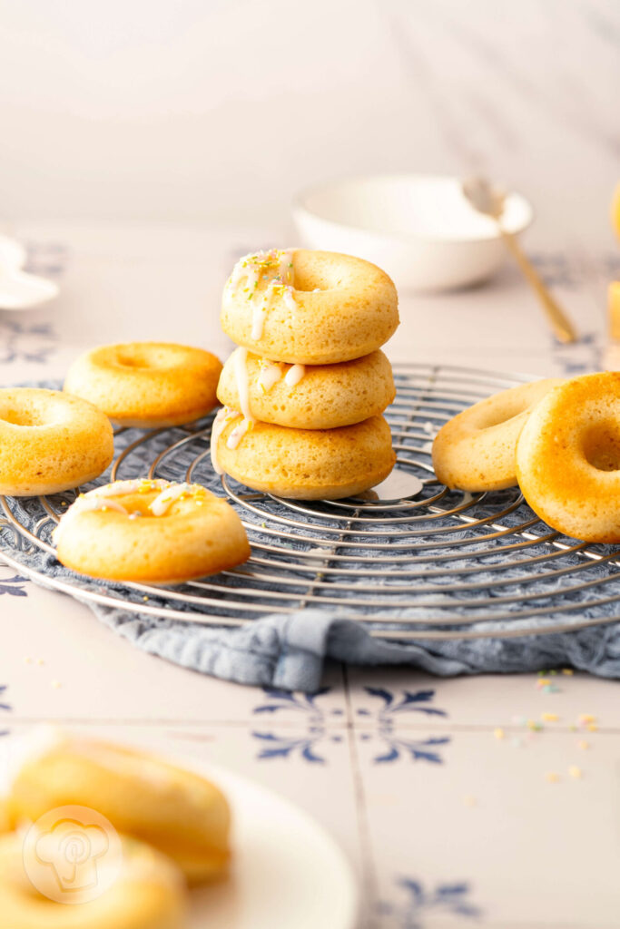 Zitronendonuts aus dem Backofen - Donuts aus dem Backofen