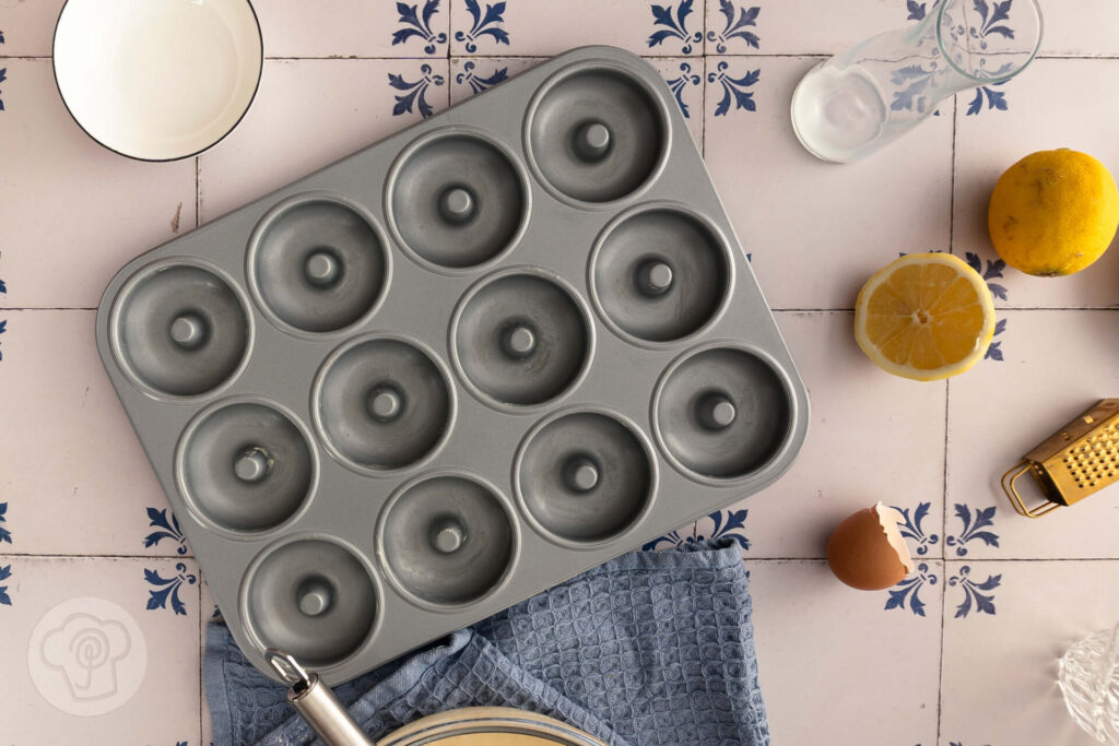 Zitronendonuts aus dem Backofen - Donuts aus dem Backofen - Zubereitung