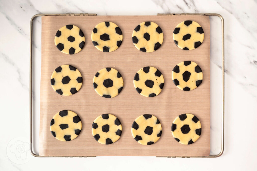 Fußball Cookies 10 Fußball Cookies - Fußball Kekse - Zubereitung