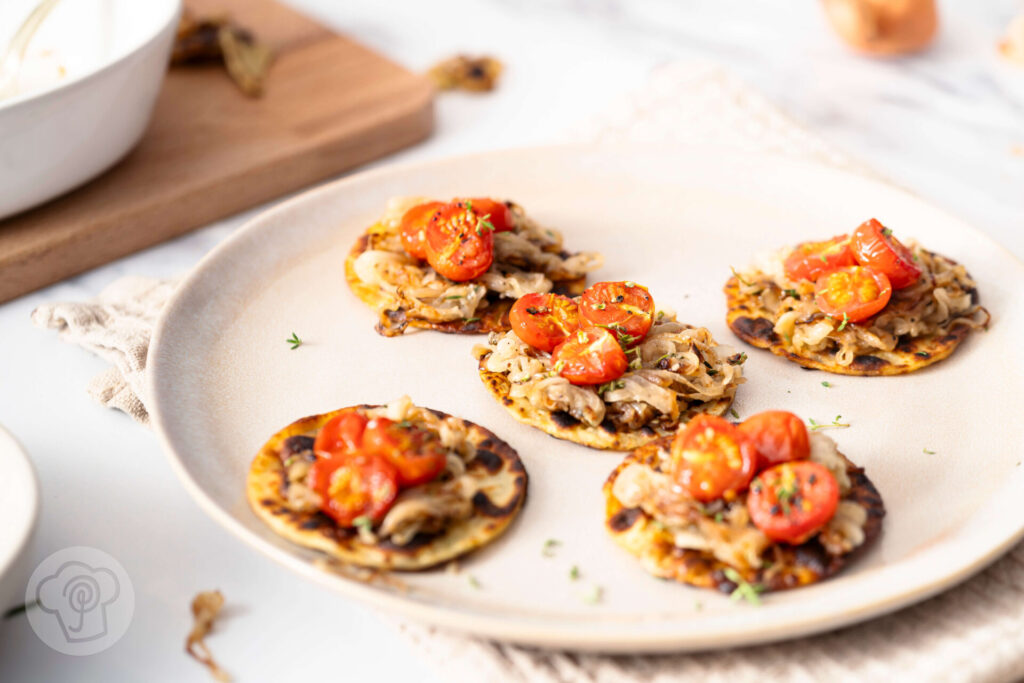 Norwegisches Kartoffel-Fladenbrot - Fladenbrot - Pfannenbrot - lompe