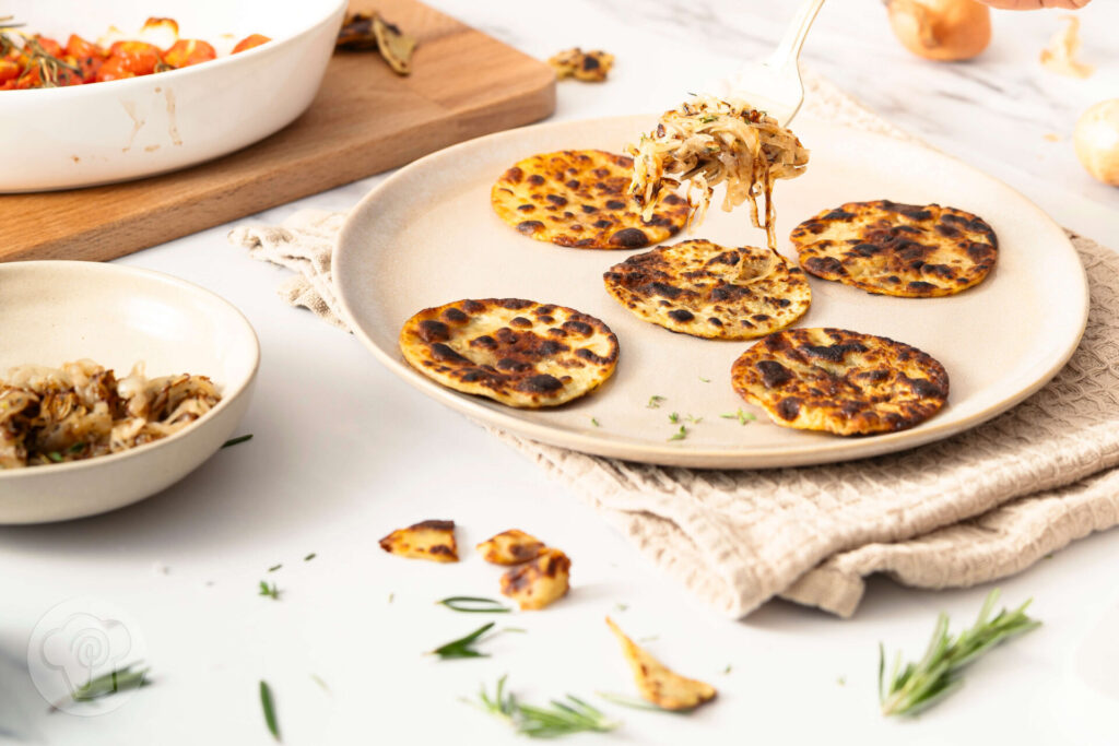Norwegisches Kartoffel-Fladenbrot - Fladenbrot - Pfannenbrot - lompe - Zubereitung