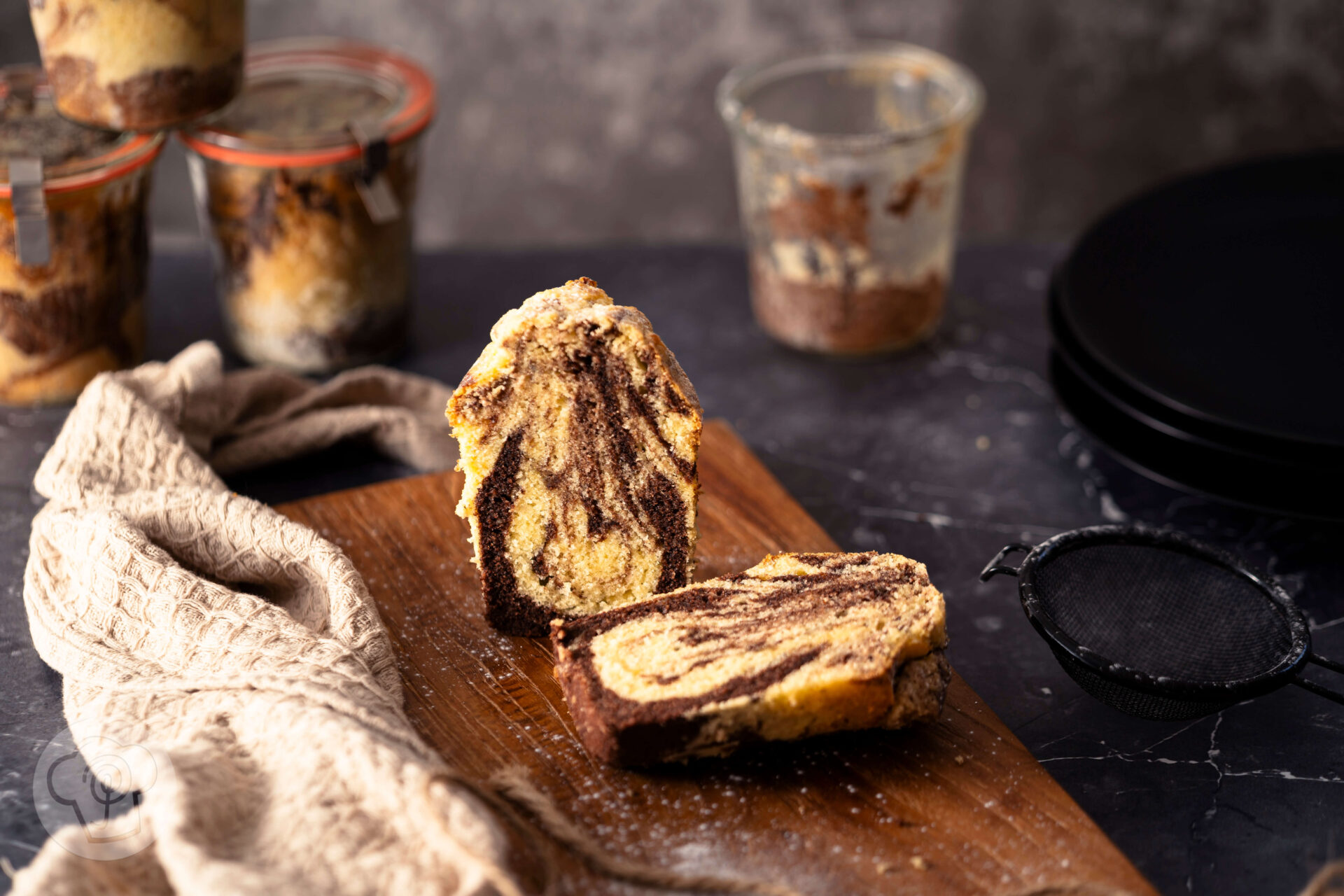 Du betrachtest gerade Marmorkuchen im Glas