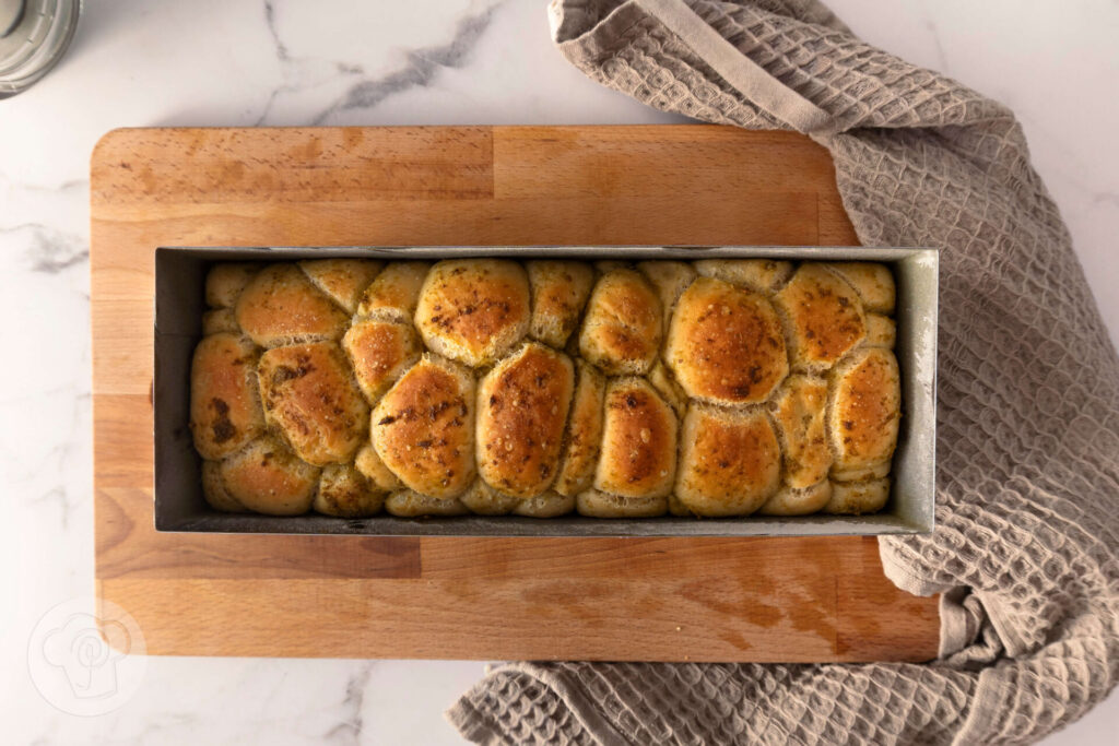 Monkey Bread mit Pesto - Pull Apart Bread - Zupfbrot