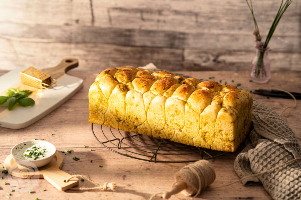 Monkey Bread mit Pesto - Pull Apart Bread - Zupfbrot