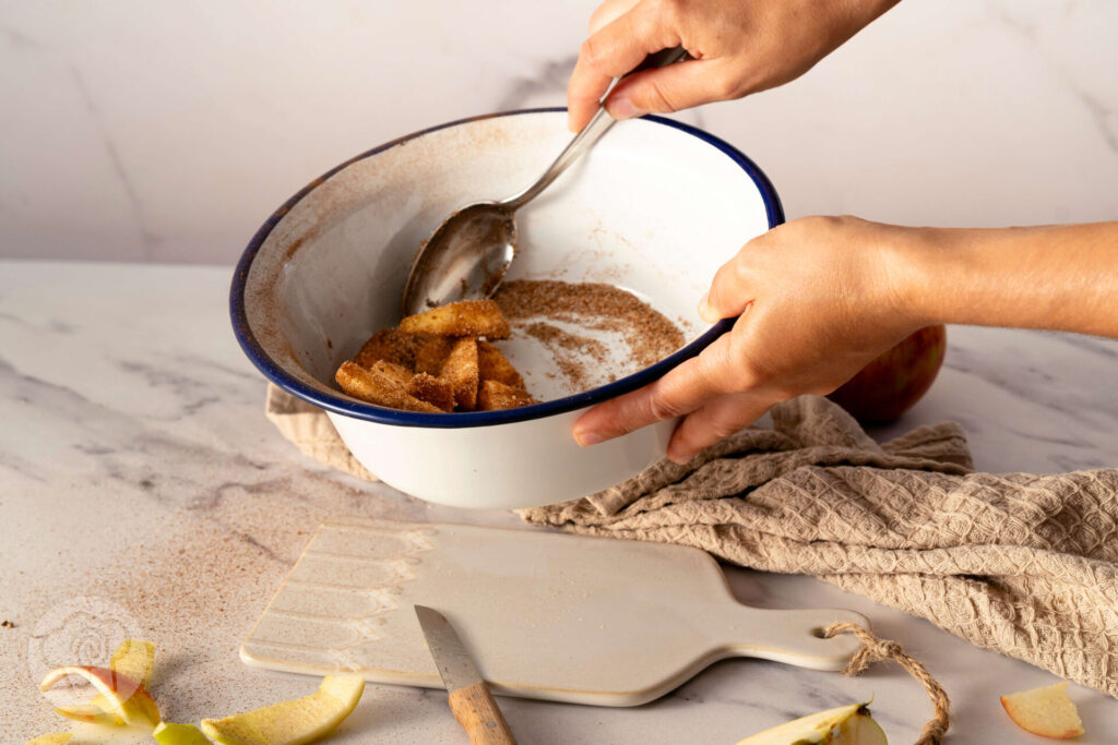 Schwedischer Apfelkuchen vom Blech 5 Schwedischer Apfelkuchen vom Blech 6