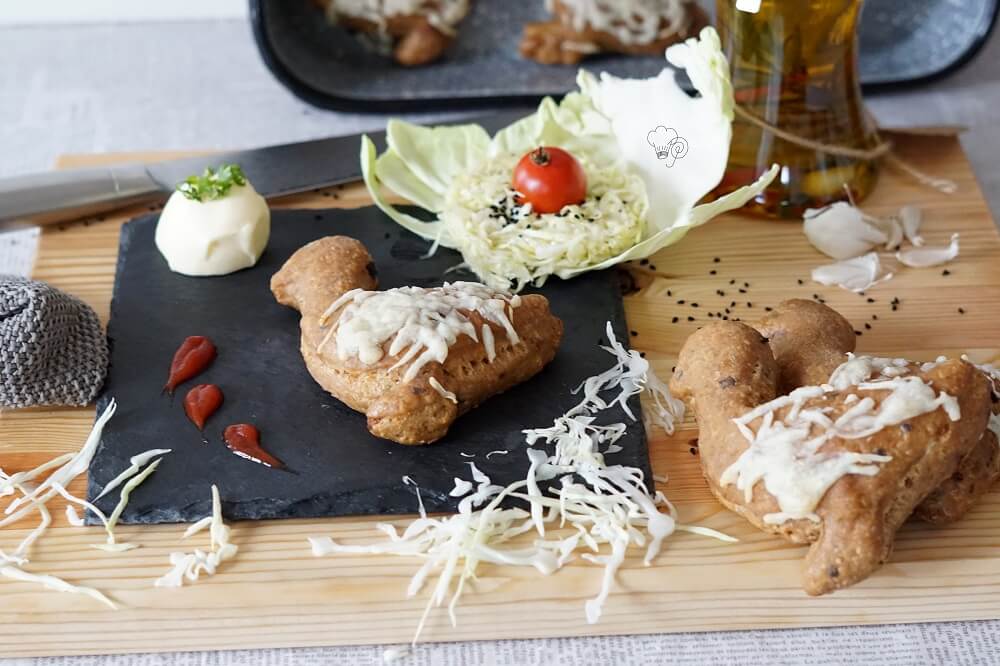 Martinsgänse aus Brotteig 